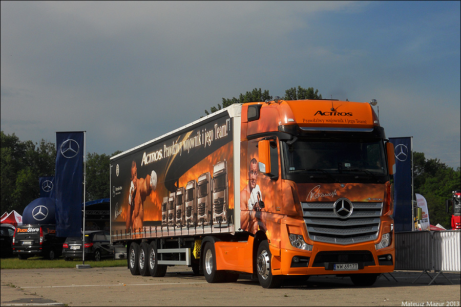 Mercedes-Benz Actros 1851 Gigaspace MP4 #WW 6917T