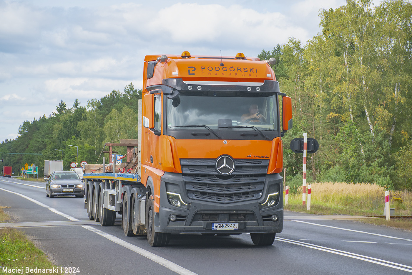 Mercedes-Benz Actros L 1851 BigSpace MP5 6x2 #WGM 2942J