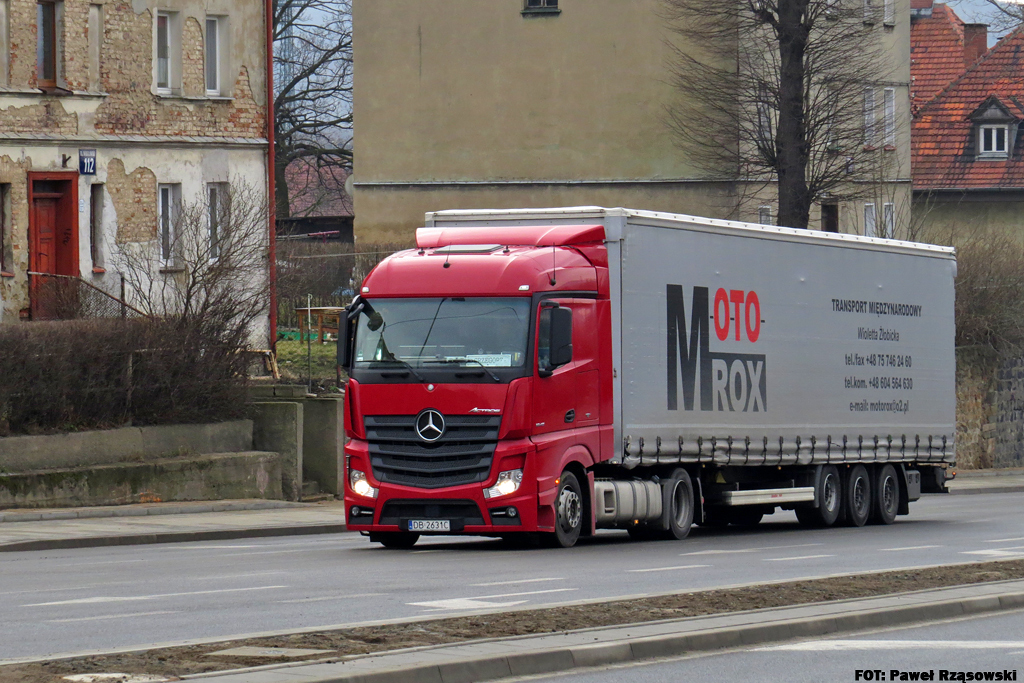 Mercedes-Benz Actros 1845 StreamSpace MP4 #DB 2631C